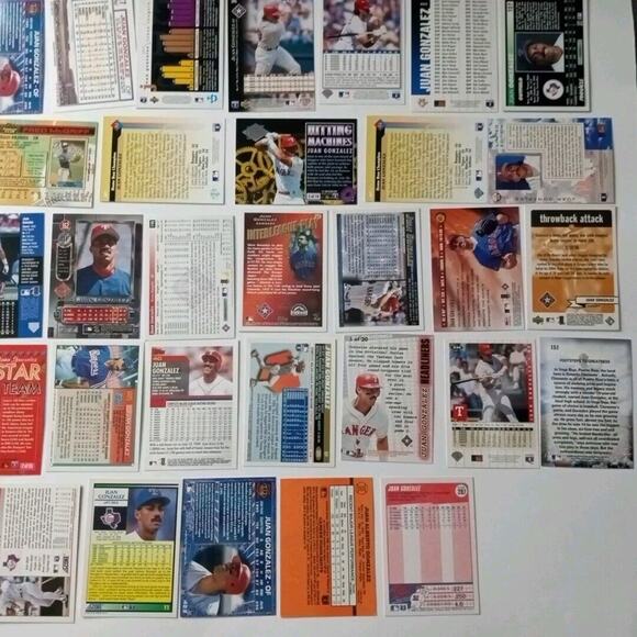 Lot Of 47 Juan Gonzalez Baseball Cards HOF Rangers All-Star Topps Upper Deck - Picture 11 of 11